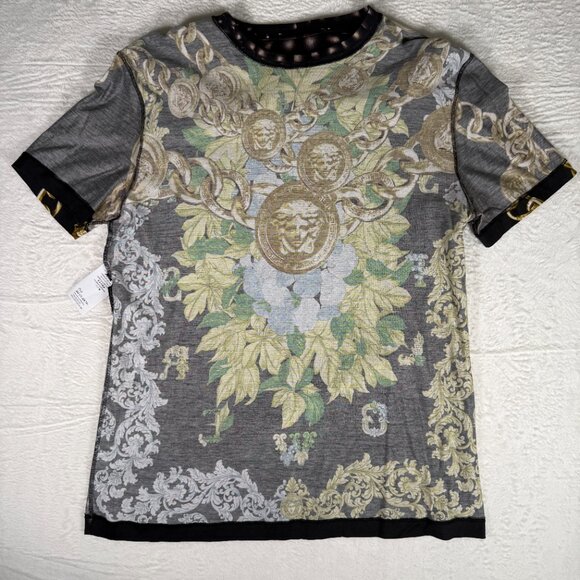 Versace Medusa Head with Chains Rare Limited Edition Large Tshirt. One of a Kind - Picture 9 of 16